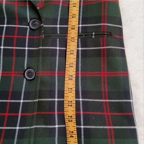 Zara Women's Checked Plaid Double Breasted Blazer Size XS - Picture 12 of 13